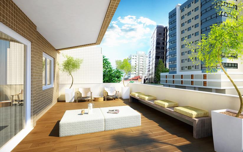 Área comum do Via del Mare